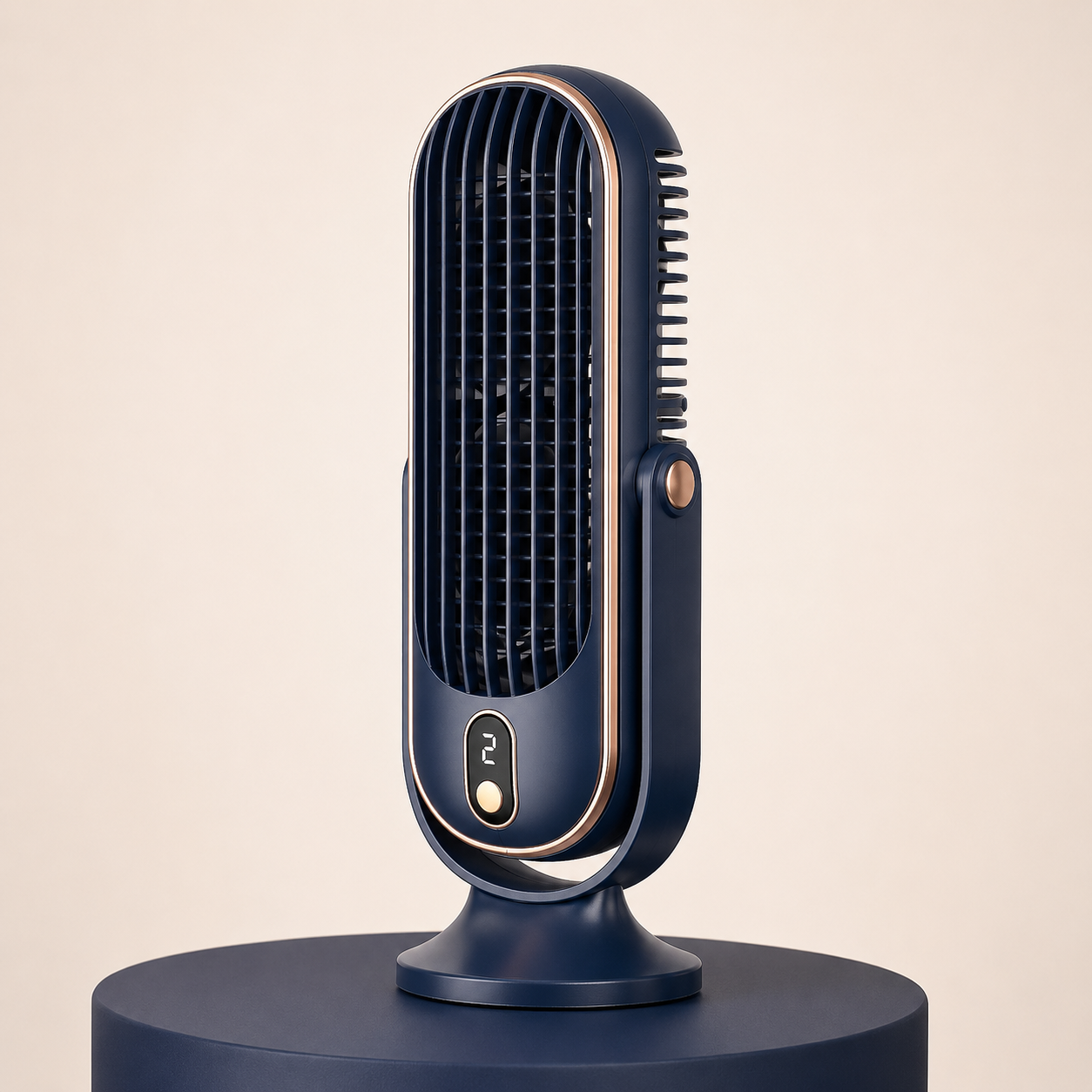 Slaapco AirFlow Mini draagbare tafelventilator in nachtblauw