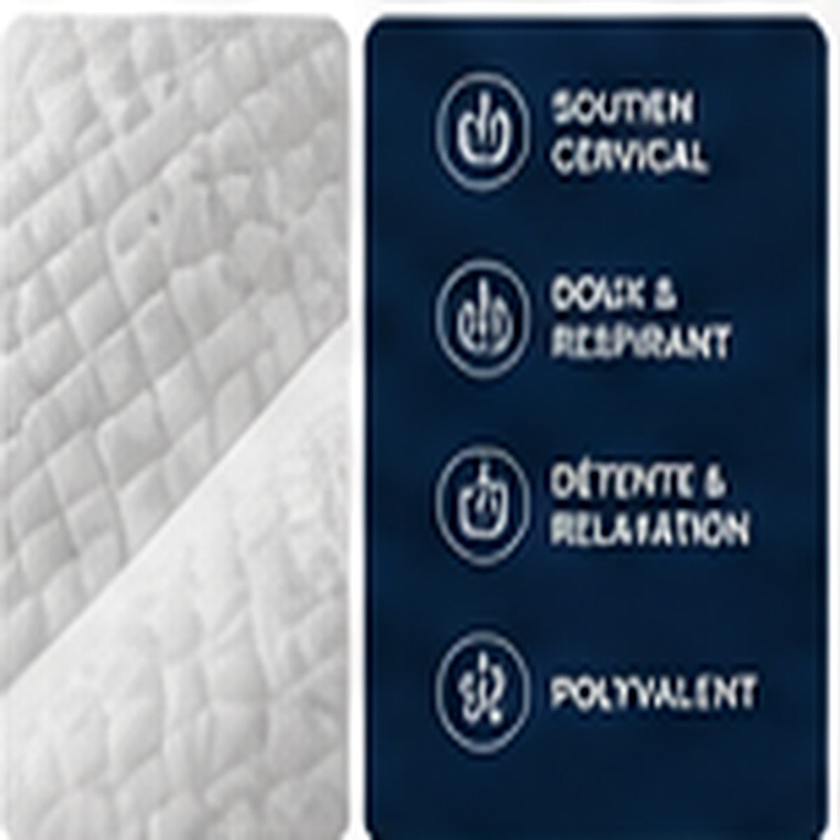 Détail tissu matelassé du Slaapco Cloud Pillow